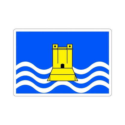 Flag of Xgħajra Malta STICKER Vinyl Die-Cut Decal - The Sticker Space