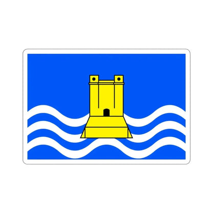 Flag of Xgħajra Malta STICKER Vinyl Die-Cut Decal - The Sticker Space