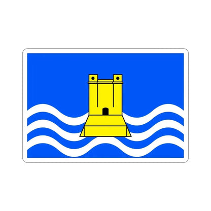 Flag of Xgħajra Malta STICKER Vinyl Die-Cut Decal - The Sticker Space