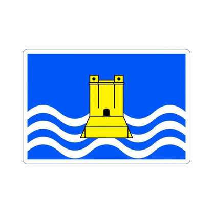 Flag of Xgħajra Malta STICKER Vinyl Die-Cut Decal - The Sticker Space