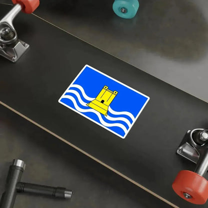 Flag of Xgħajra Malta STICKER Vinyl Die-Cut Decal - The Sticker Space