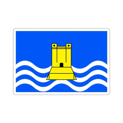 Flag of Xgħajra Malta STICKER Vinyl Die-Cut Decal - The Sticker Space