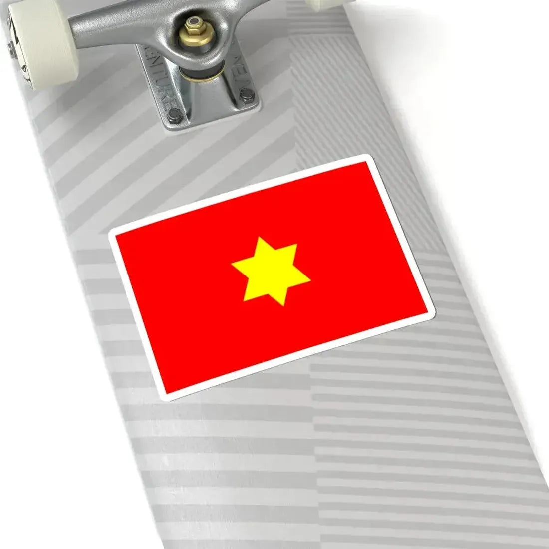 Flag of Xinjiang-Shicai 2 (China) STICKER Vinyl Kiss-Cut Decal - The Sticker Space