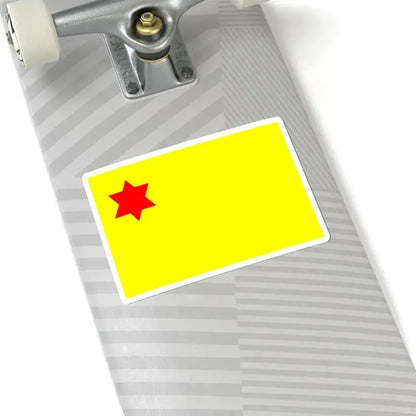 Flag of Xinjiang-Shicai (China) STICKER Vinyl Kiss-Cut Decal - The Sticker Space