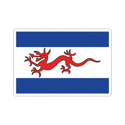 Flag of Y Wladfa (Argentina) STICKER Vinyl Kiss-Cut Decal 3 Inch White - The Sticker Space