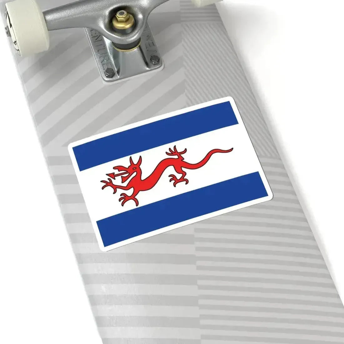 Flag of Y Wladfa (Argentina) STICKER Vinyl Kiss-Cut Decal - The Sticker Space