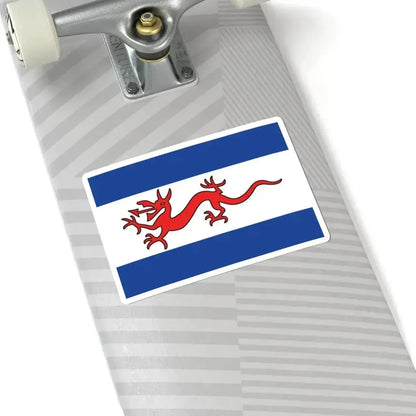 Flag of Y Wladfa (Argentina) STICKER Vinyl Kiss-Cut Decal - The Sticker Space