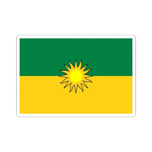 Flag of Yacuambi (Ecuador) STICKER Vinyl Kiss-Cut Decal 2 Inch White - The Sticker Space