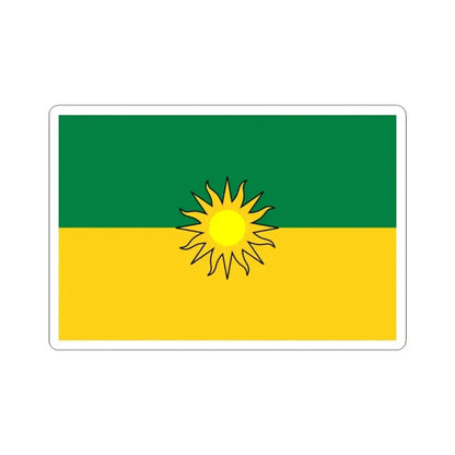 Flag of Yacuambi (Ecuador) STICKER Vinyl Kiss-Cut Decal 3 Inch White - The Sticker Space