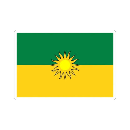 Flag of Yacuambi (Ecuador) STICKER Vinyl Kiss-Cut Decal 6 Inch White - The Sticker Space