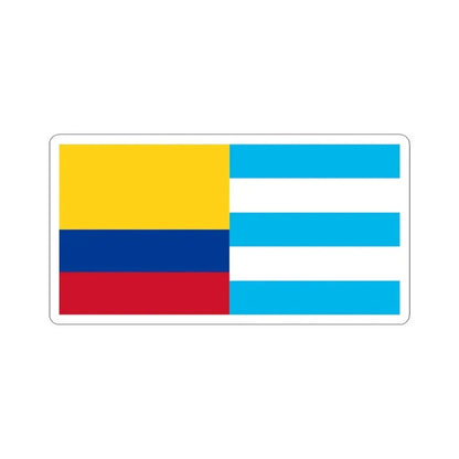 Flag of Yaguachi (Ecuador) STICKER Vinyl Kiss-Cut Decal 6 Inch White - The Sticker Space