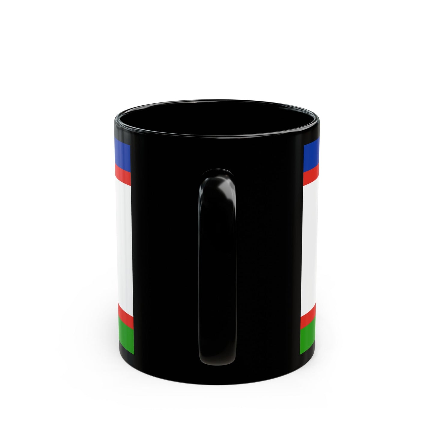 Flag of Yakutsk Russia - Black Coffee Mug-The Sticker Space