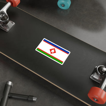 Flag of Yakutsk Russia STICKER Vinyl Die-Cut Decal-The Sticker Space