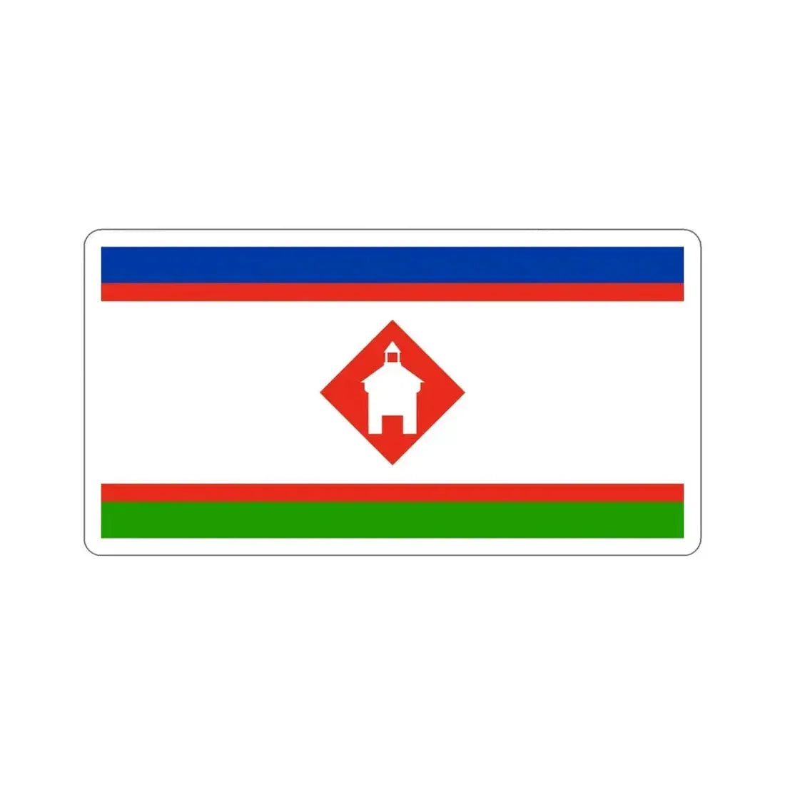 Flag of Yakutsk Russia STICKER Vinyl Die-Cut Decal - The Sticker Space