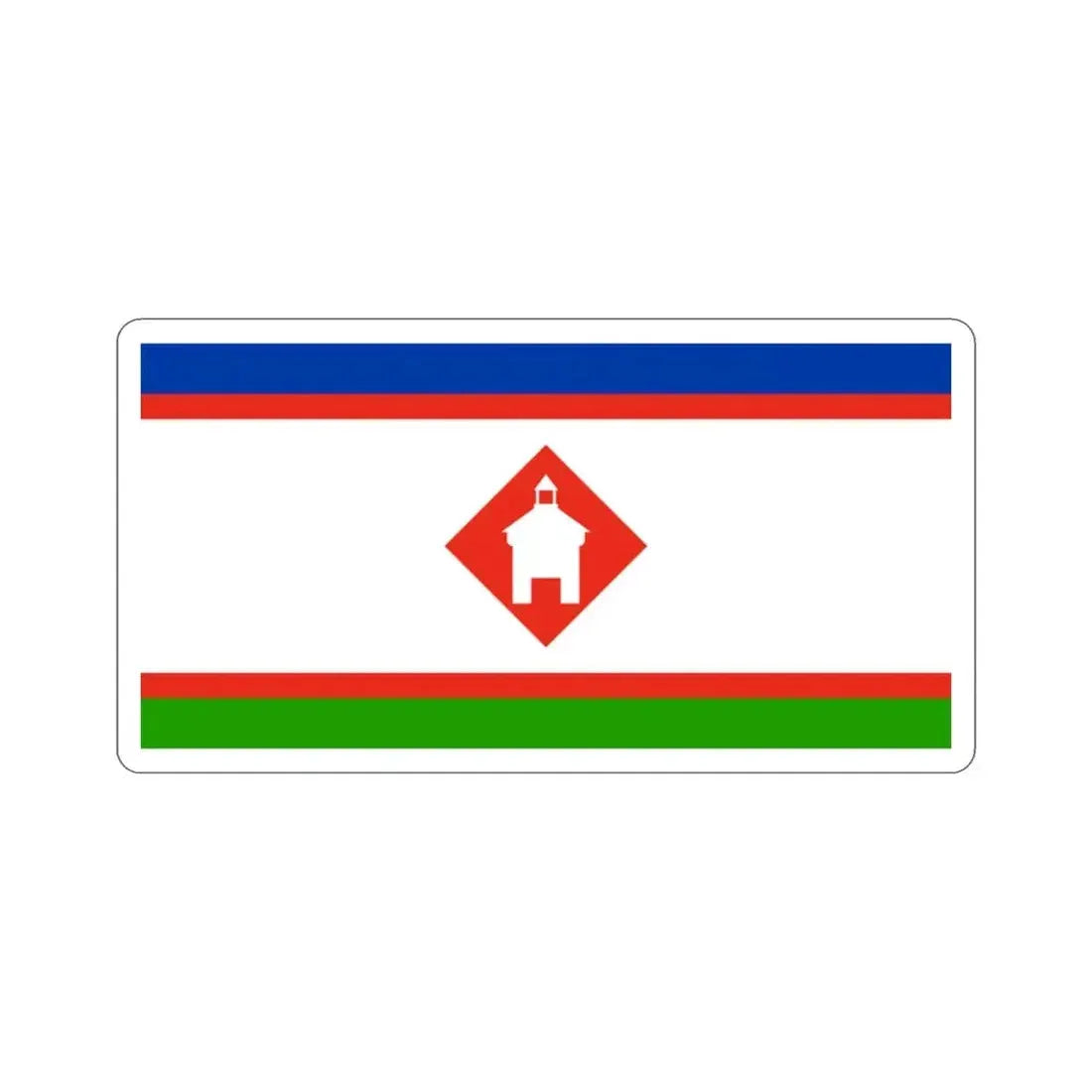 Flag of Yakutsk Russia STICKER Vinyl Die-Cut Decal - The Sticker Space