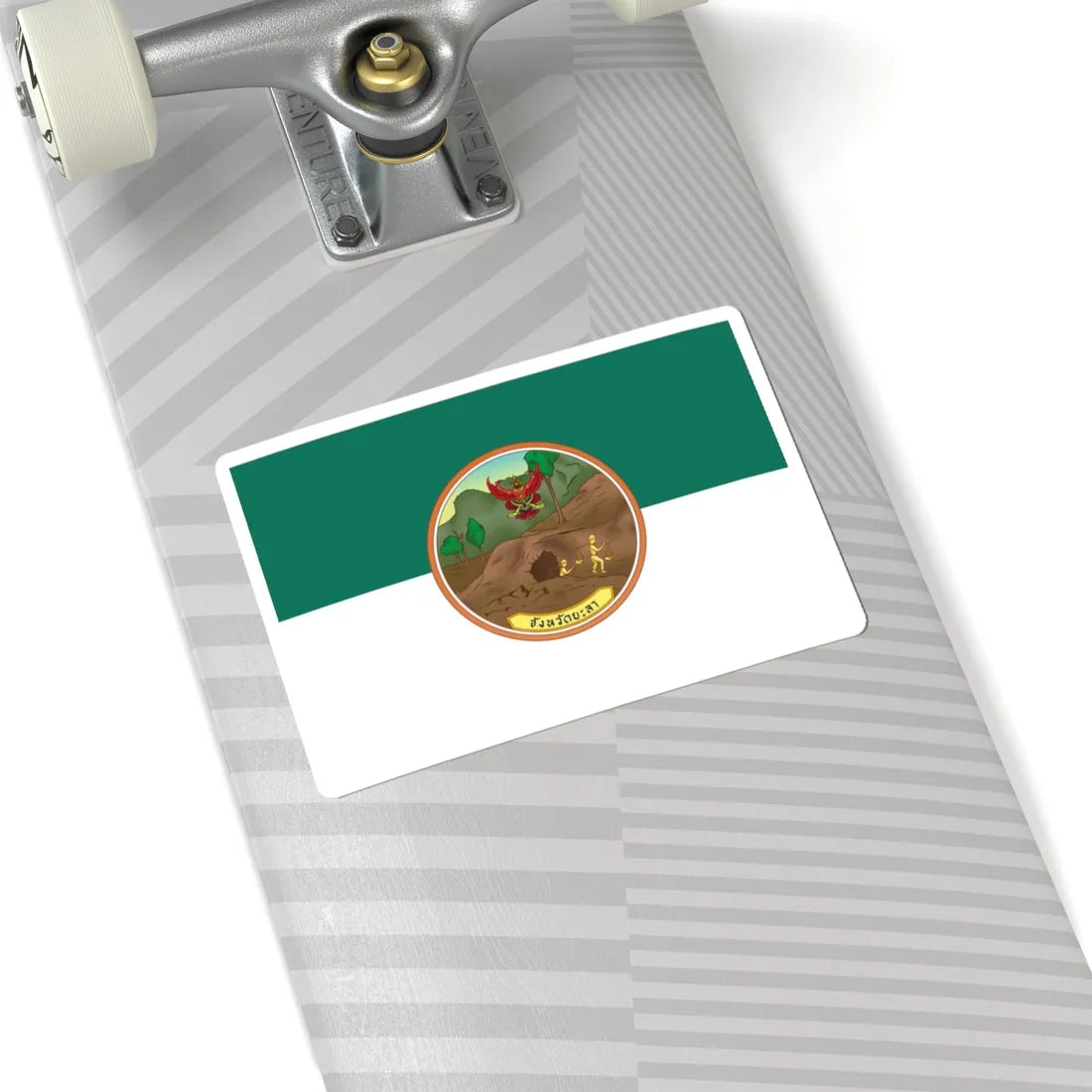 Flag of Yala province (Thailand) STICKER Vinyl Kiss-Cut Decal - The Sticker Space