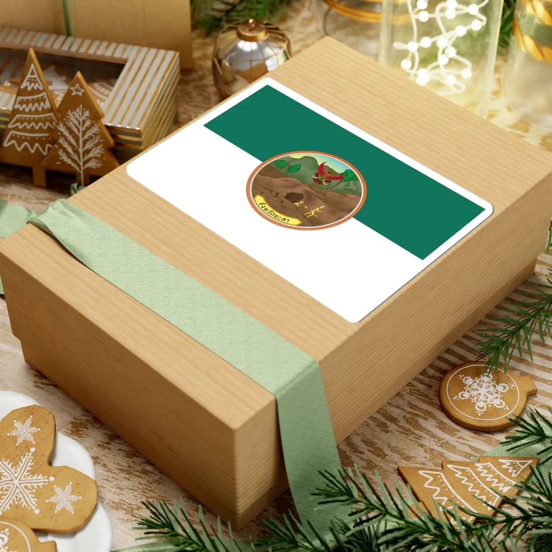 Flag of Yala province (Thailand) STICKER Vinyl Kiss-Cut Decal - The Sticker Space