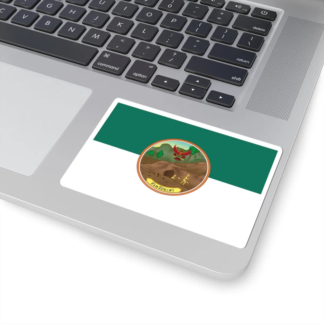 Flag of Yala province (Thailand) STICKER Vinyl Kiss-Cut Decal - The Sticker Space