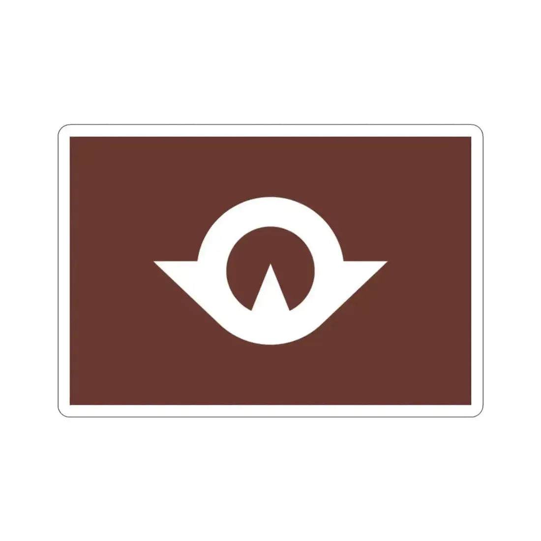 Flag of Yamaguchi Prefecture Japan STICKER Vinyl Die-Cut Decal 2 Inch - The Sticker Space