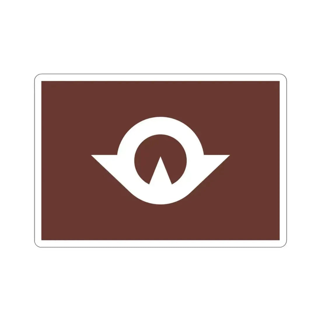 Flag of Yamaguchi Prefecture Japan STICKER Vinyl Die-Cut Decal 3 Inch - The Sticker Space