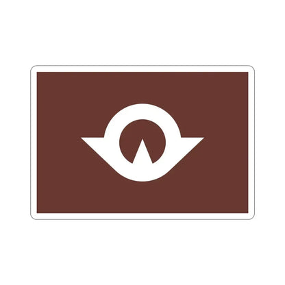 Flag of Yamaguchi Prefecture Japan STICKER Vinyl Die-Cut Decal 4 Inch - The Sticker Space