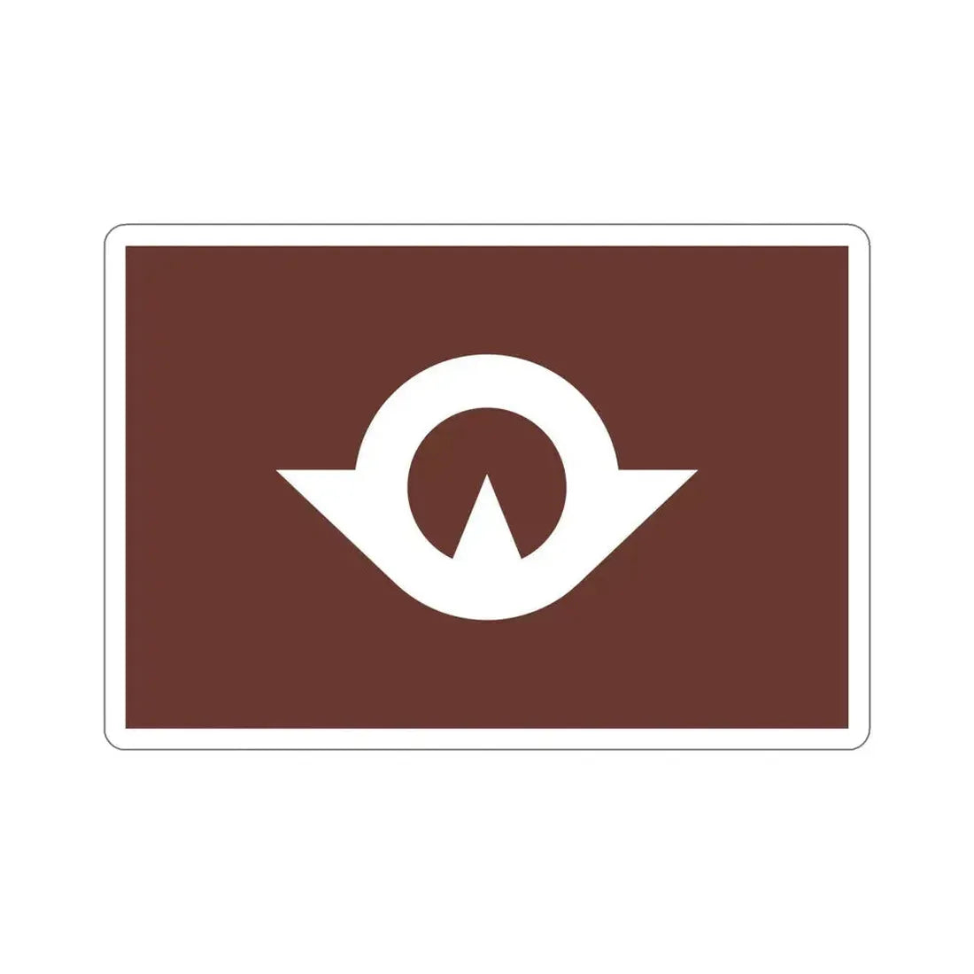 Flag of Yamaguchi Prefecture Japan STICKER Vinyl Die-Cut Decal 6 Inch - The Sticker Space