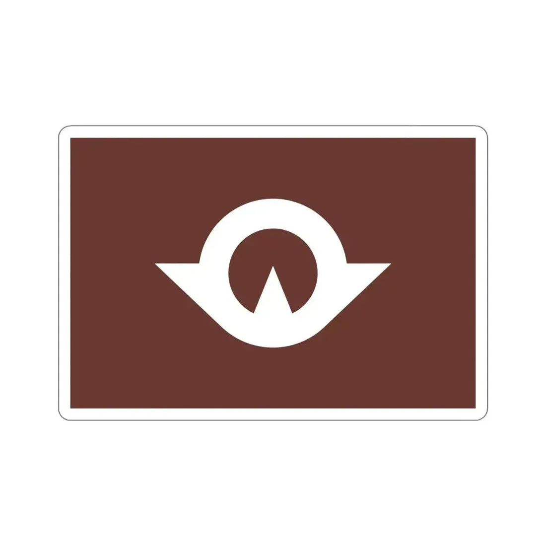 Flag of Yamaguchi Prefecture Japan STICKER Vinyl Die-Cut Decal - The Sticker Space