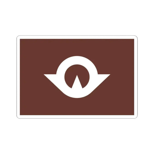 Flag of Yamaguchi Prefecture Japan - STICKER Vinyl Kiss-Cut Decal 2 Inch White - The Sticker Space