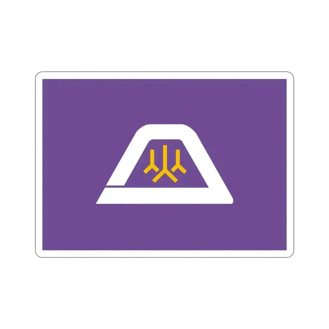 Flag of Yamanashi Prefecture Japan STICKER Vinyl Die-Cut Decal 3 Inch - The Sticker Space