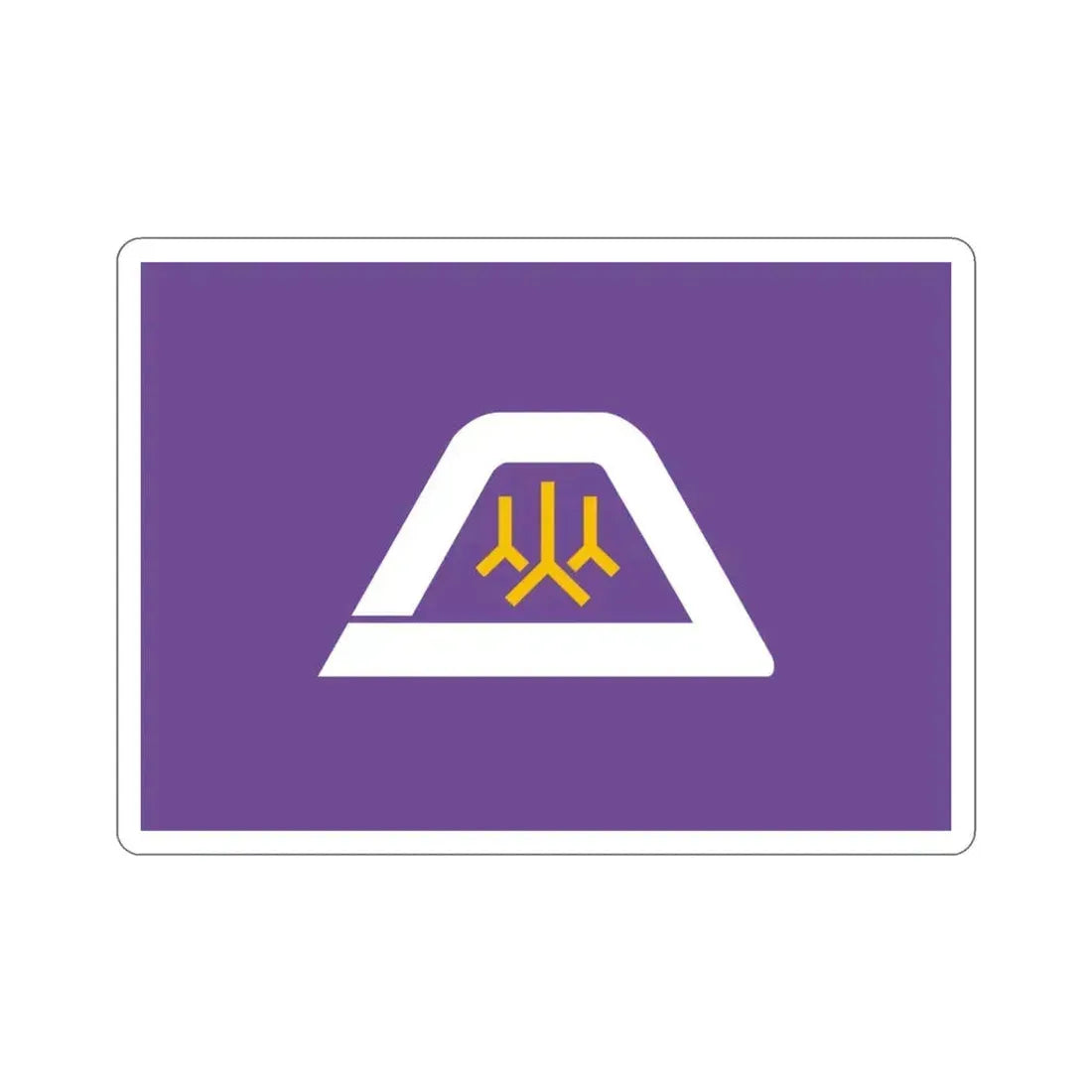 Flag of Yamanashi Prefecture Japan STICKER Vinyl Die-Cut Decal 3 Inch - The Sticker Space