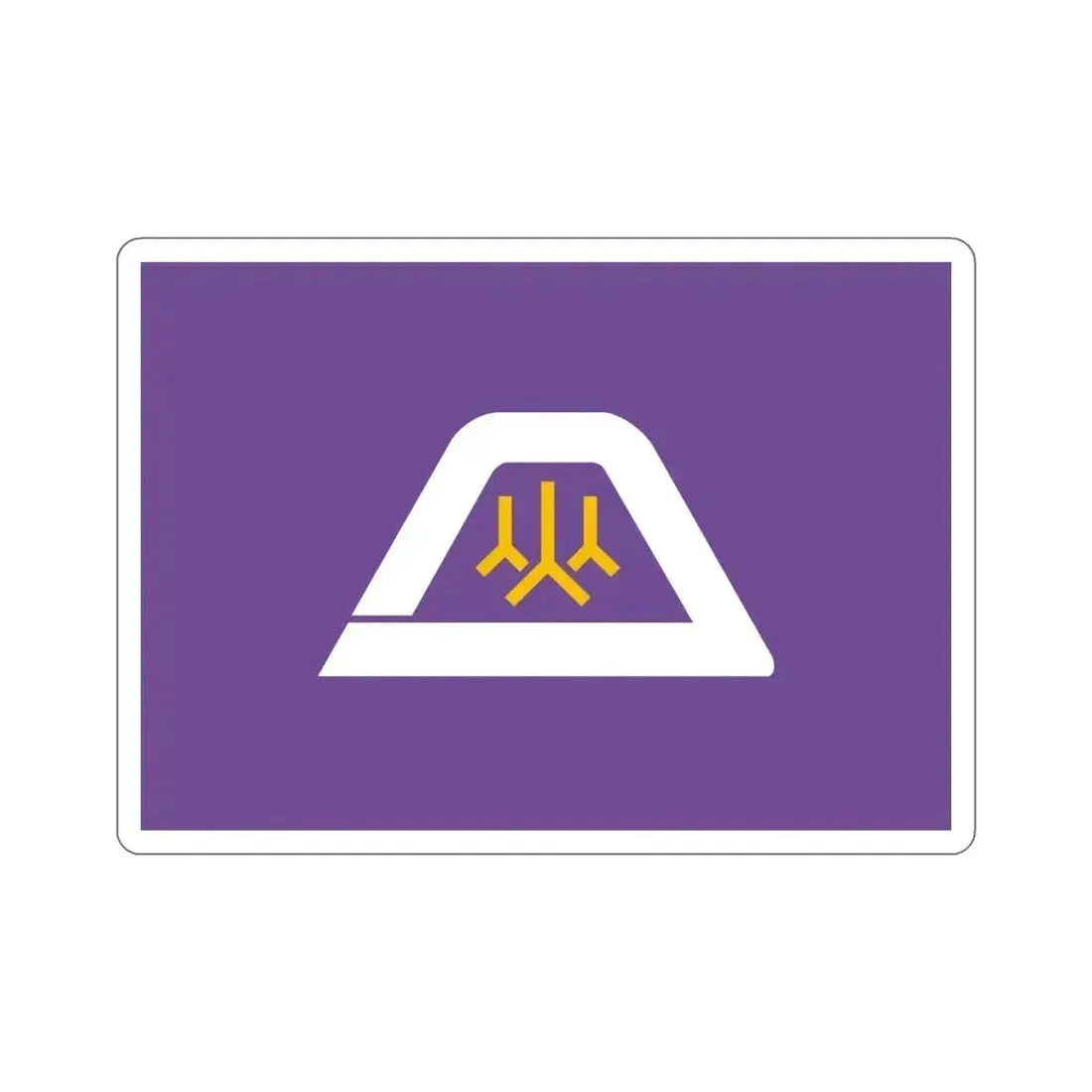 Flag of Yamanashi Prefecture Japan STICKER Vinyl Die-Cut Decal 5 Inch - The Sticker Space