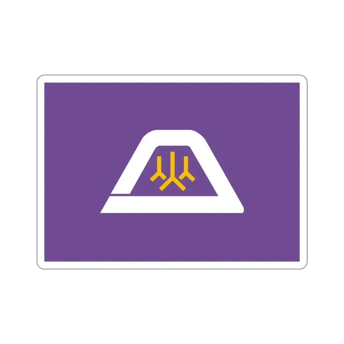 Flag of Yamanashi Prefecture Japan STICKER Vinyl Die-Cut Decal - The Sticker Space