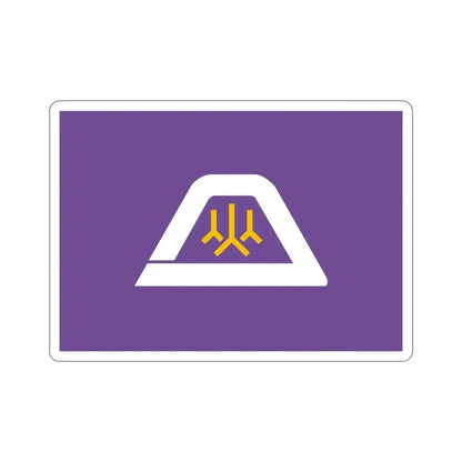 Flag of Yamanashi Prefecture Japan STICKER Vinyl Die-Cut Decal - The Sticker Space