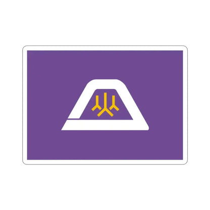 Flag of Yamanashi Prefecture Japan STICKER Vinyl Die-Cut Decal - The Sticker Space