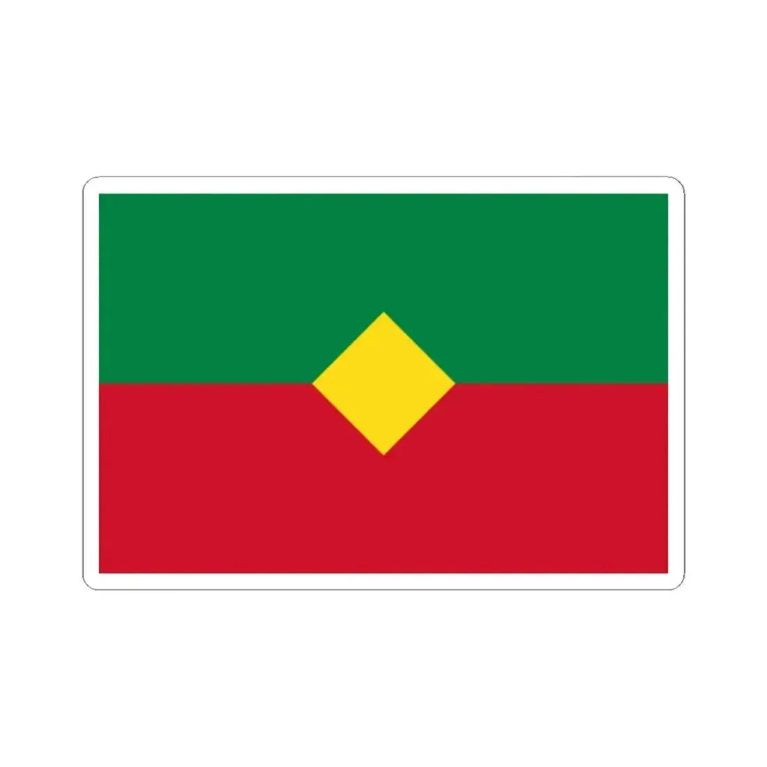 Flag of Yantzaza (Ecuador) STICKER Vinyl Kiss-Cut Decal 2 Inch White - The Sticker Space