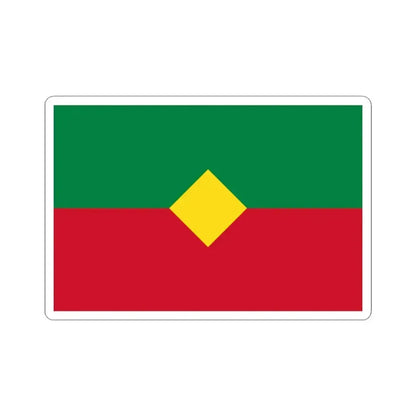 Flag of Yantzaza (Ecuador) STICKER Vinyl Kiss-Cut Decal 3 Inch White - The Sticker Space