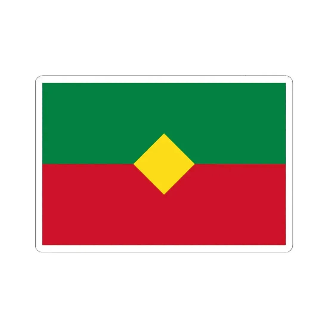 Flag of Yantzaza (Ecuador) STICKER Vinyl Kiss-Cut Decal 6 Inch White - The Sticker Space