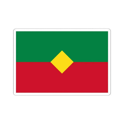 Flag of Yantzaza (Ecuador) STICKER Vinyl Kiss-Cut Decal 6 Inch White - The Sticker Space