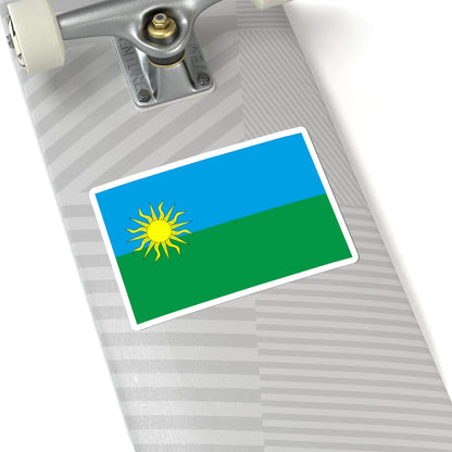 Flag of Yarmolyntsi raion (Ukraine) STICKER Vinyl Kiss-Cut Decal - The Sticker Space