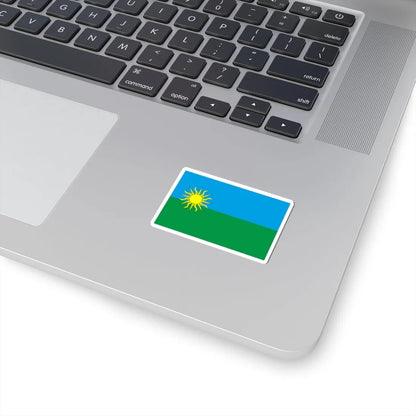 Flag of Yarmolyntsi raion (Ukraine) STICKER Vinyl Kiss-Cut Decal - The Sticker Space