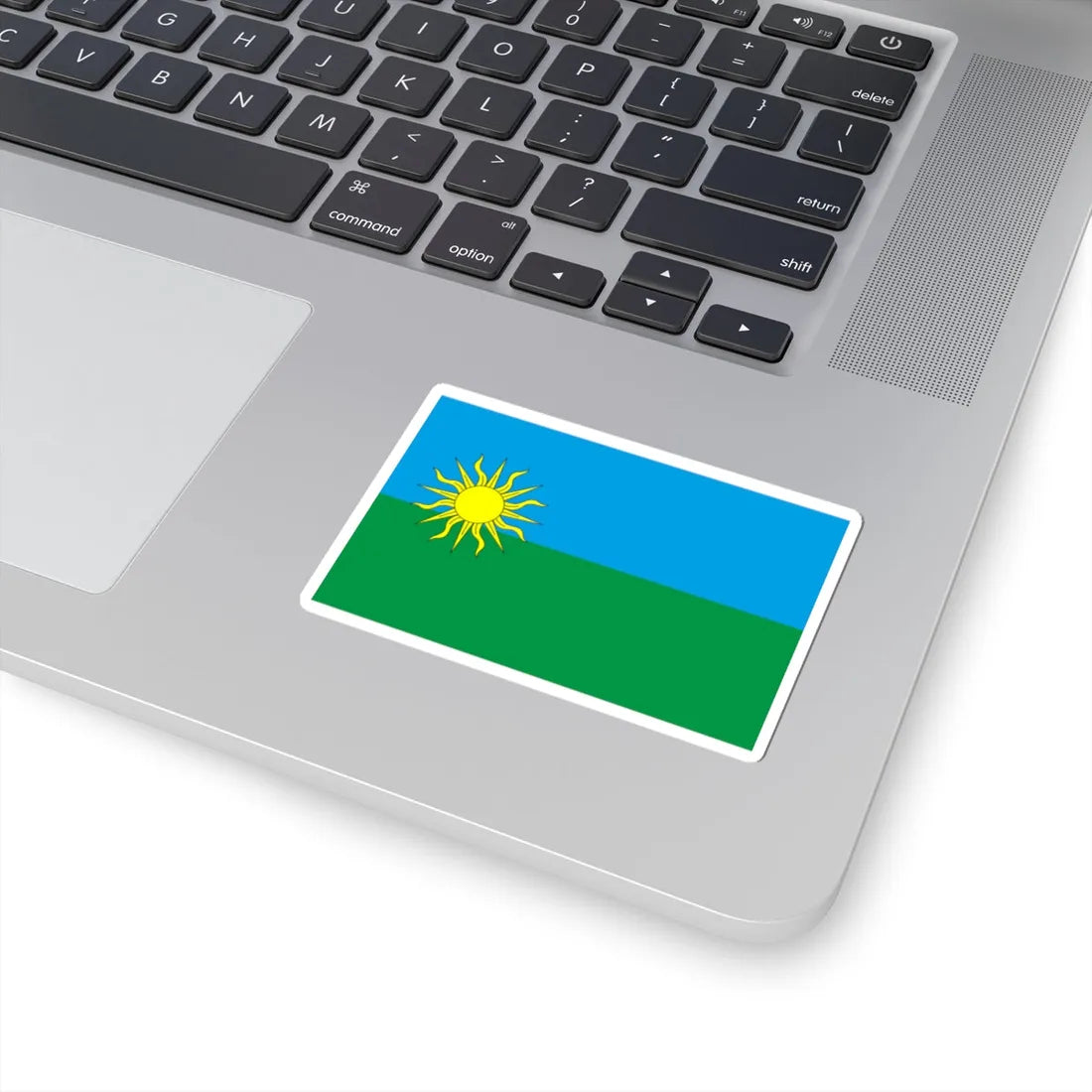 Flag of Yarmolyntsi raion (Ukraine) STICKER Vinyl Kiss-Cut Decal - The Sticker Space