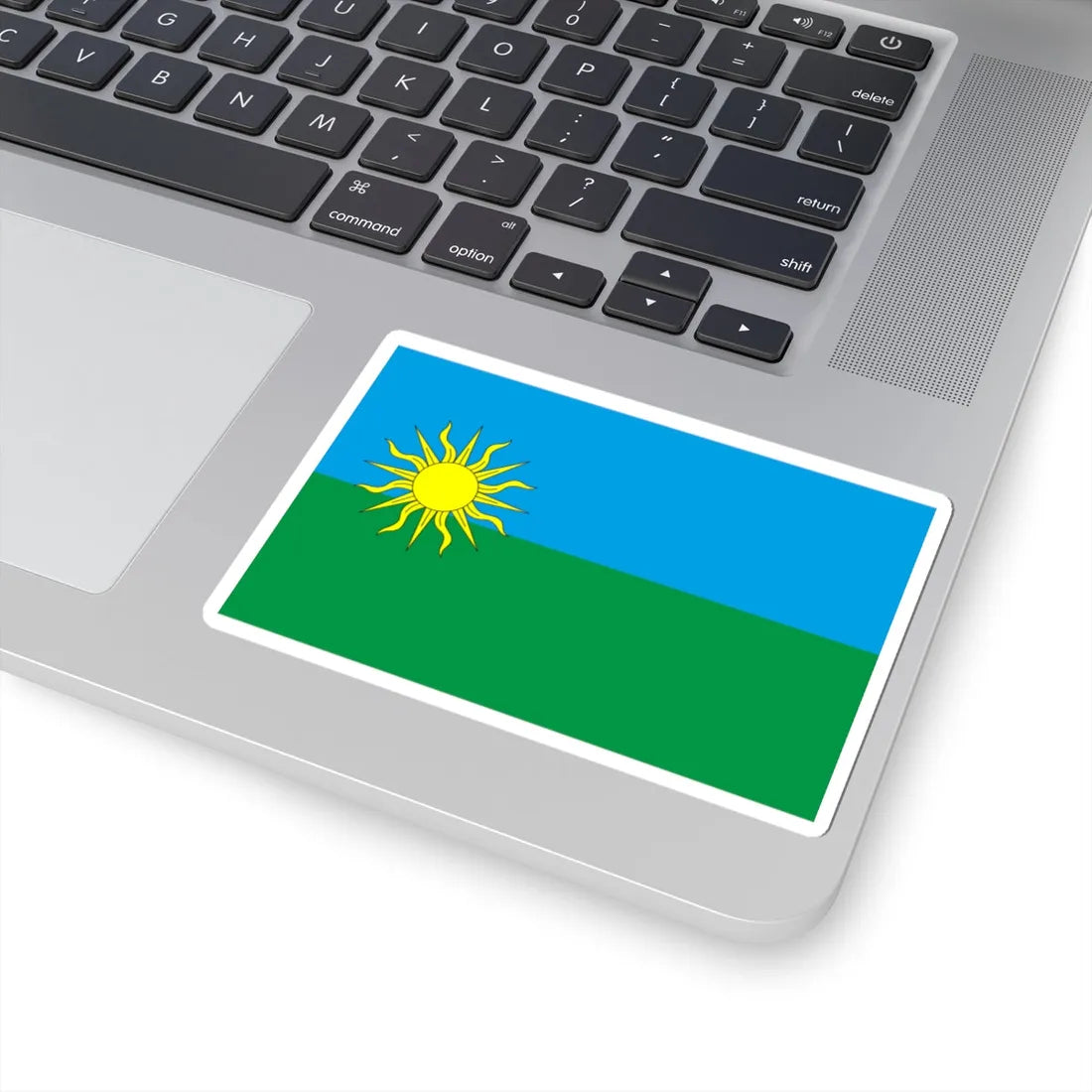 Flag of Yarmolyntsi raion (Ukraine) STICKER Vinyl Kiss-Cut Decal - The Sticker Space