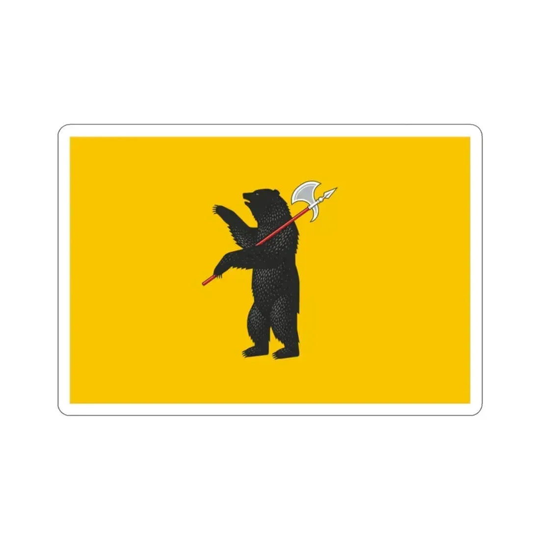 Flag of Yaroslavl Oblast Russia STICKER Vinyl Die-Cut Decal 2 Inch - The Sticker Space