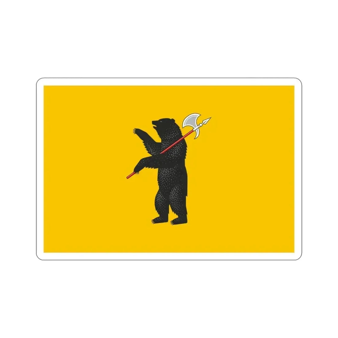 Flag of Yaroslavl Oblast Russia STICKER Vinyl Die-Cut Decal 3 Inch - The Sticker Space