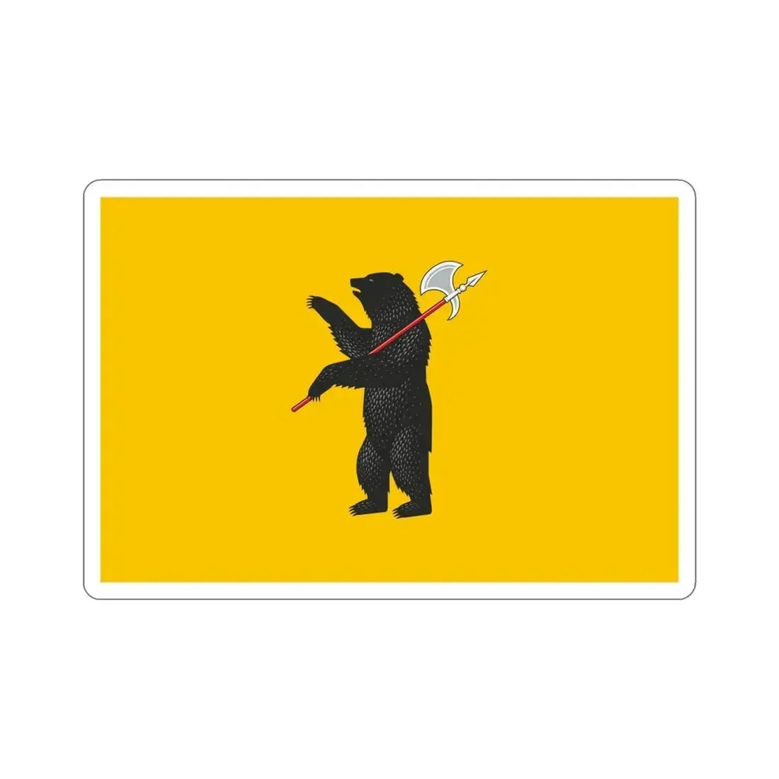 Flag of Yaroslavl Oblast Russia STICKER Vinyl Die-Cut Decal 6 Inch - The Sticker Space