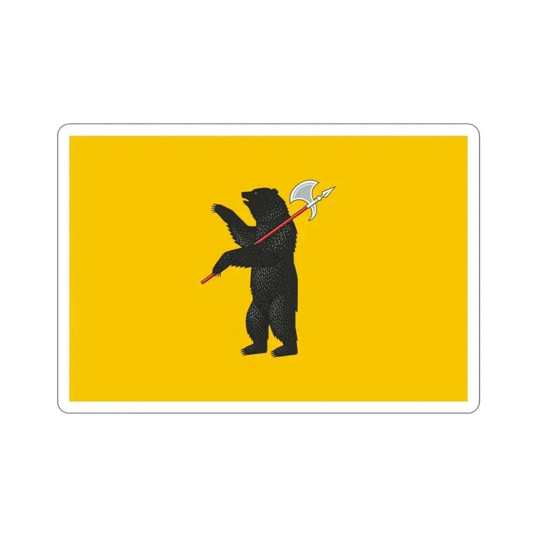 Flag of Yaroslavl Oblast Russia STICKER Vinyl Die-Cut Decal - The Sticker Space