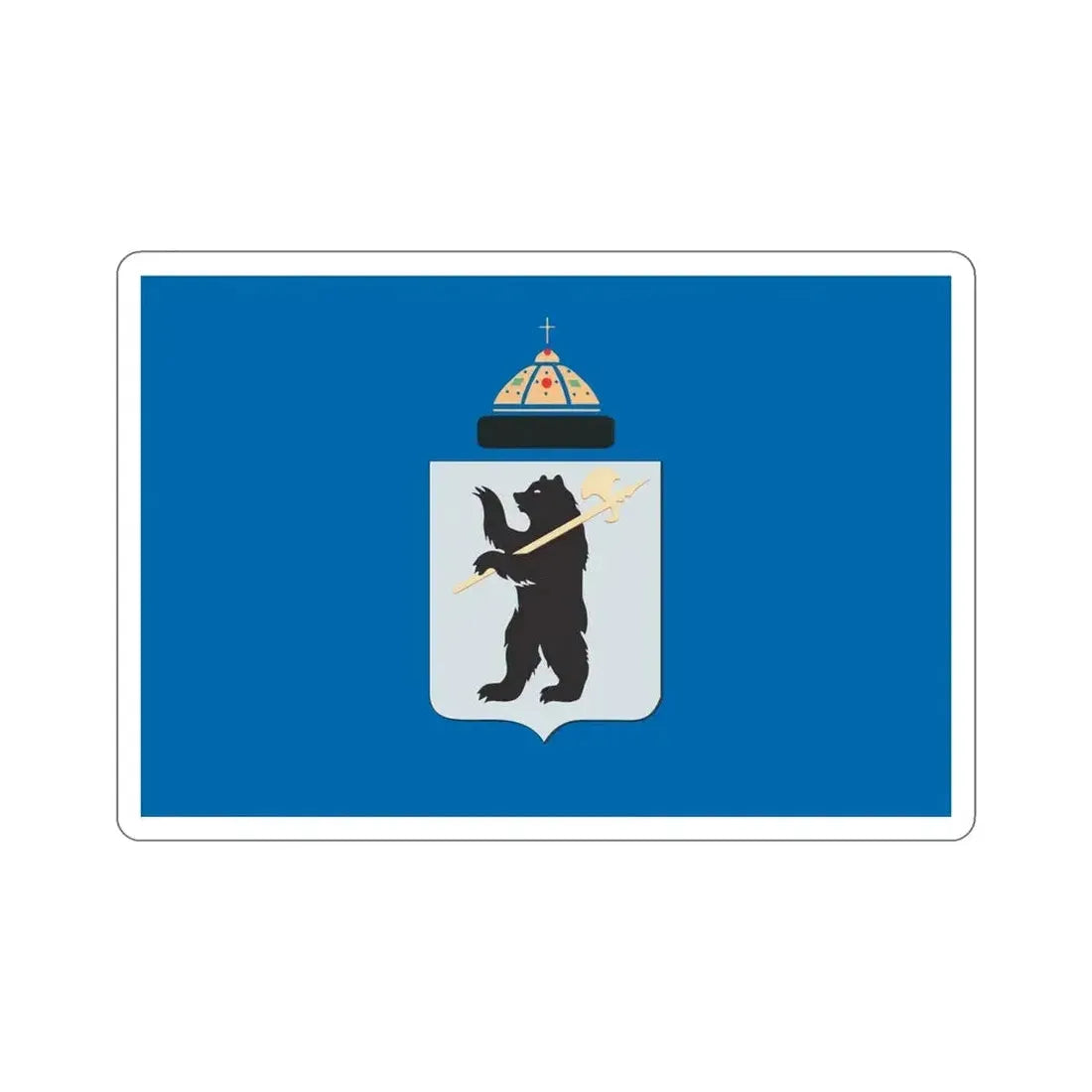 Flag of Yaroslavl Russia STICKER Vinyl Die-Cut Decal - The Sticker Space