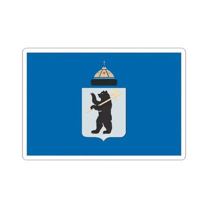 Flag of Yaroslavl Russia - STICKER Vinyl Kiss-Cut Decal 3 Inch White - The Sticker Space