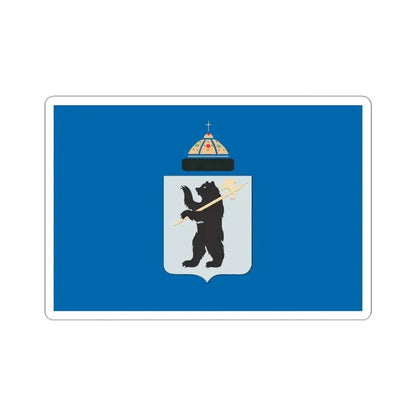 Flag of Yaroslavl Russia - STICKER Vinyl Kiss-Cut Decal 4 Inch White - The Sticker Space