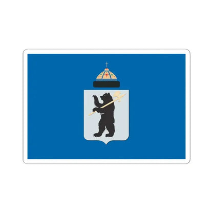 Flag of Yaroslavl Russia - STICKER Vinyl Kiss-Cut Decal 6 Inch White - The Sticker Space